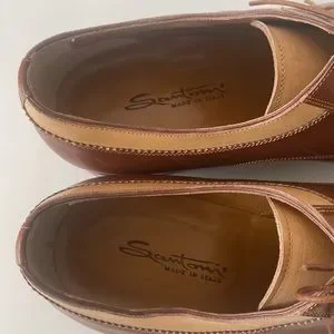 NWOT Santoni Goodyear Welted Spectater Norwegian Dress ShoesMen’s-Brown/Tan Sz11 Santoni | Shoes | Nwot Santoni Goodyear Welted Spectater  main image 3